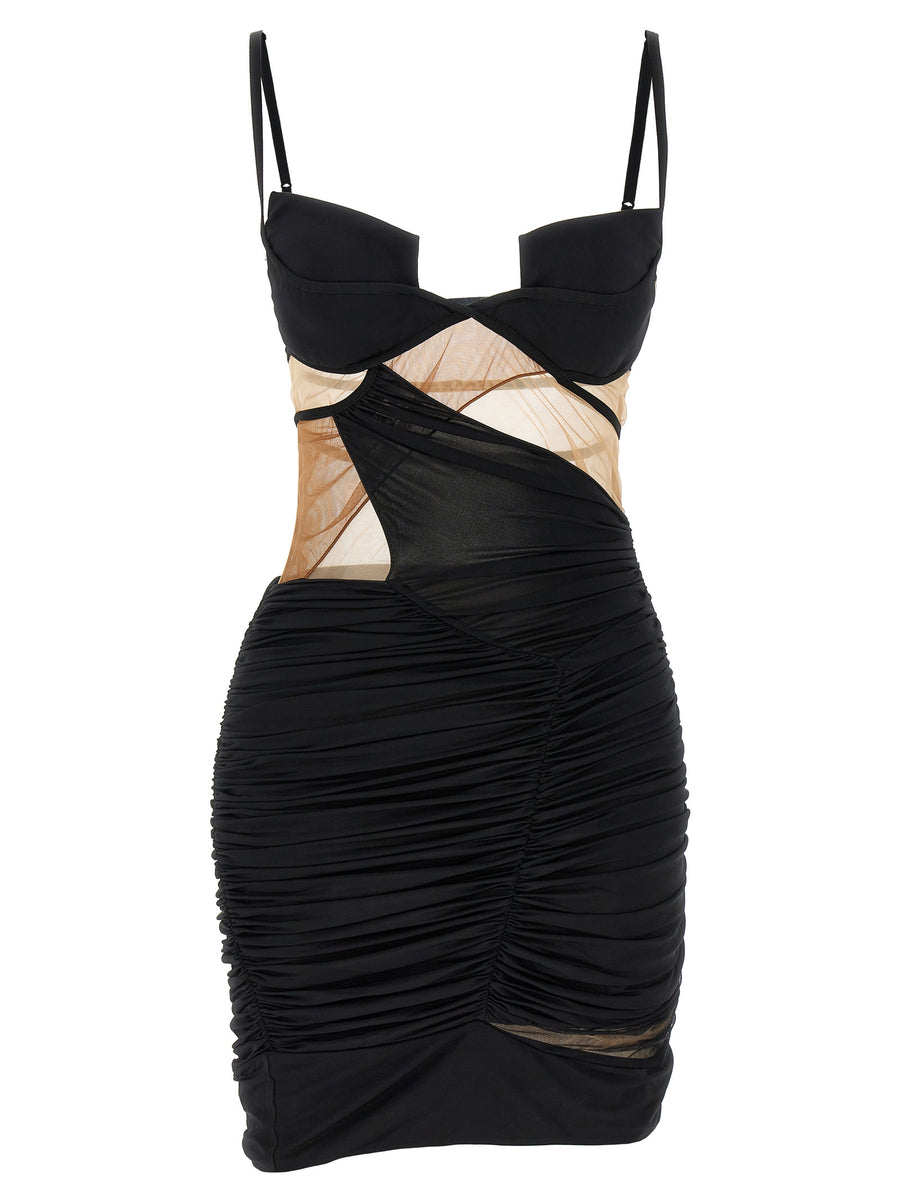 Nensi Dojaka 92% Viscose dress in black