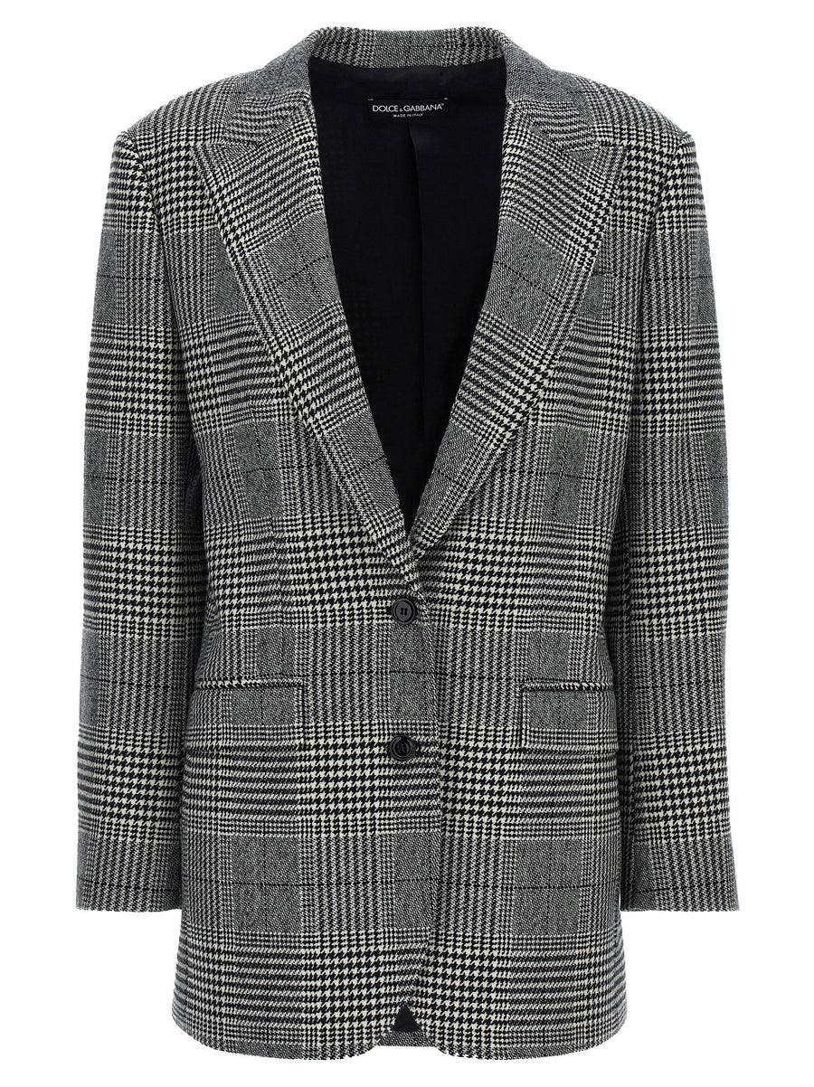 Dolce & Gabbana 90% wool blazer in gray