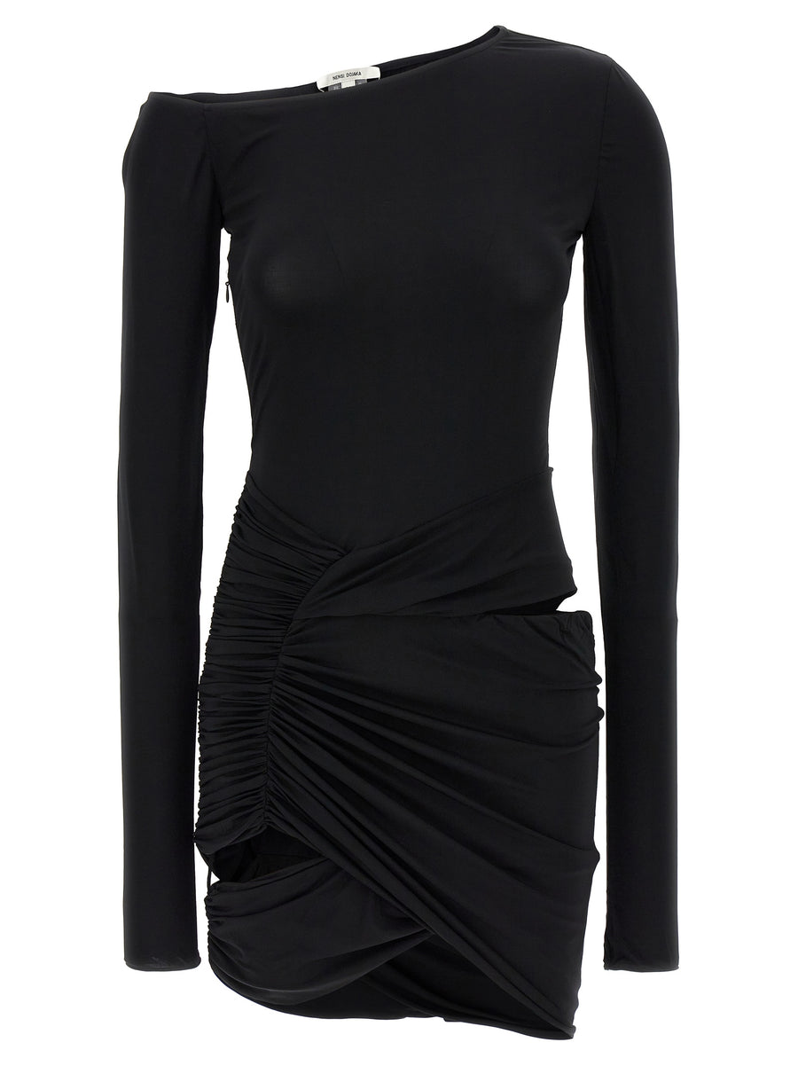 Nensi Dojaka 92% Viscose bodysuit in black