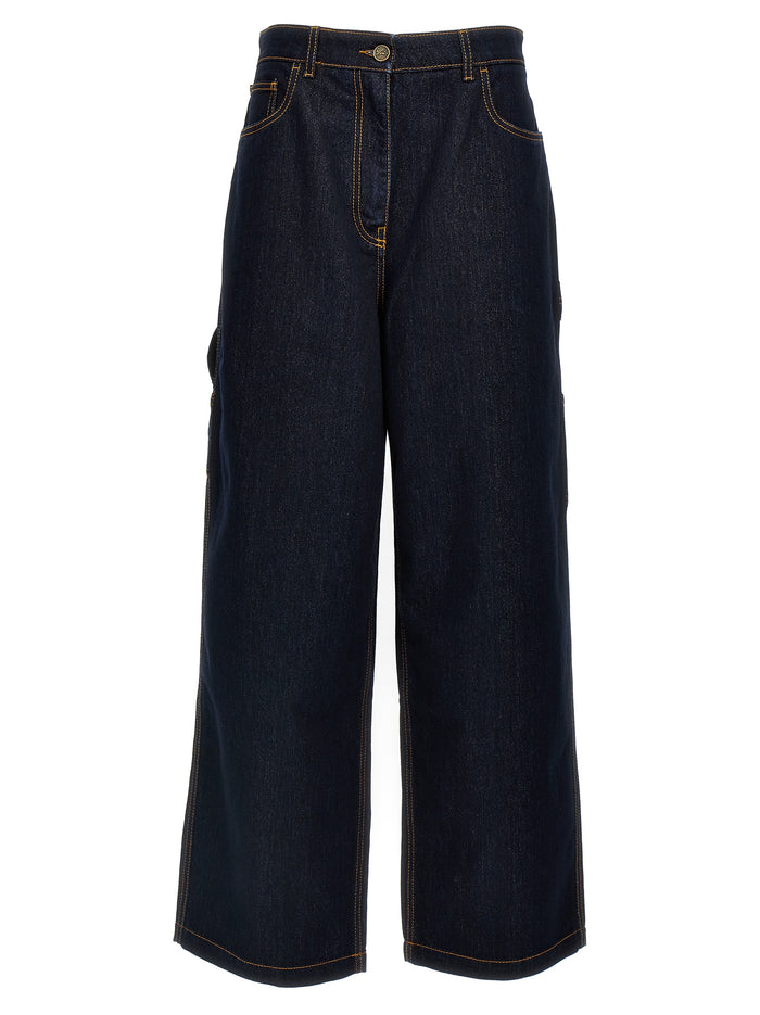 Etro 70% Cotton jeans in navy