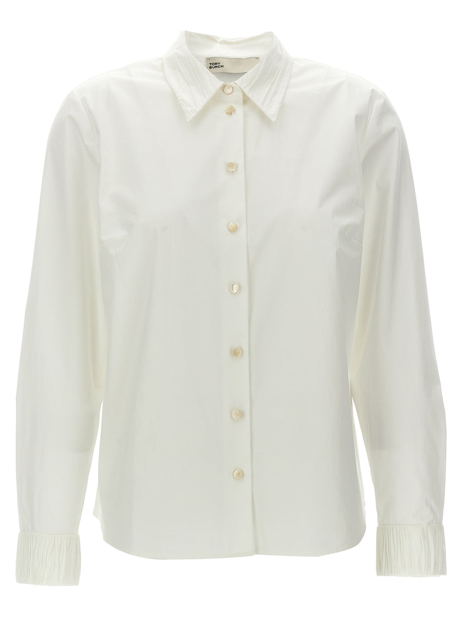 Tory Burch 96% cotton shirt in white