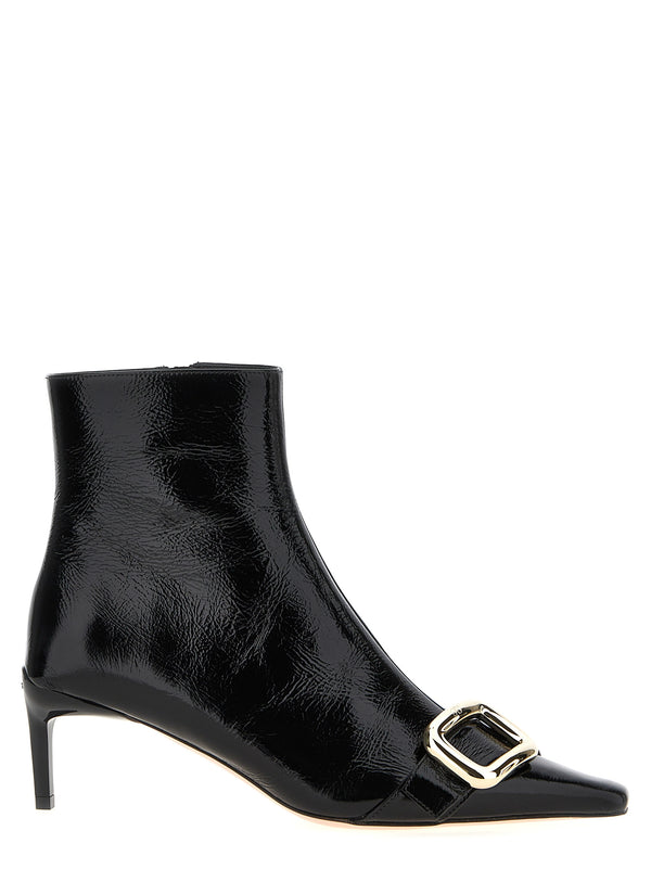 Roger Vivier 100% Calfskin leather ankle boot in black