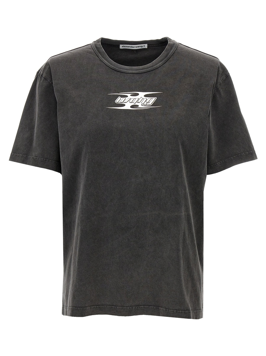 T By Alexander Wang 100% Cotton t-shirt in gray