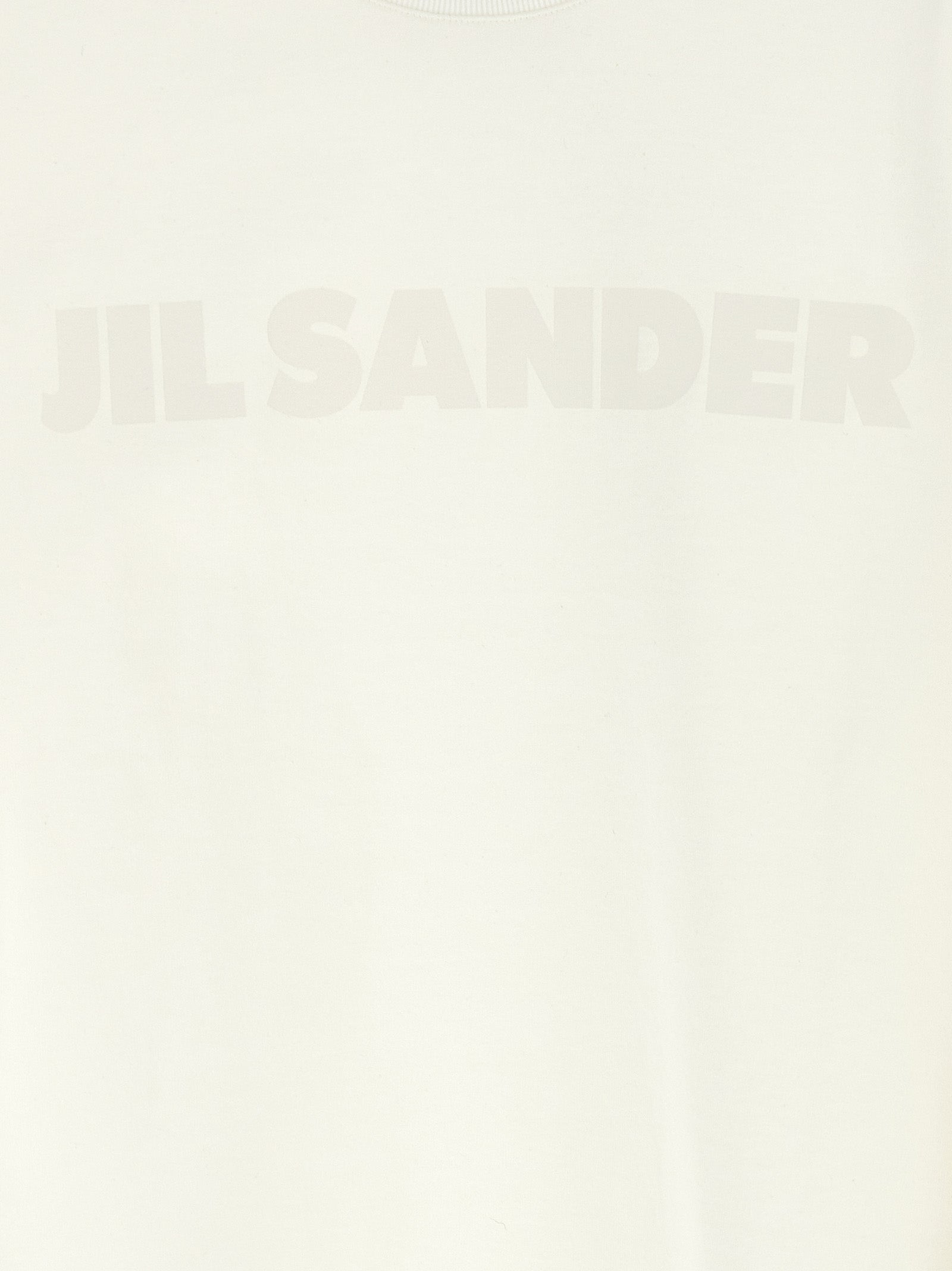 Jil Sander 100% cotton t-shirt in white — view 4