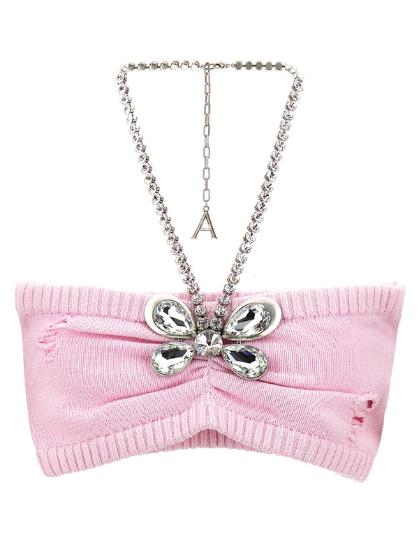 Area 90% Cotton bandeau in pink