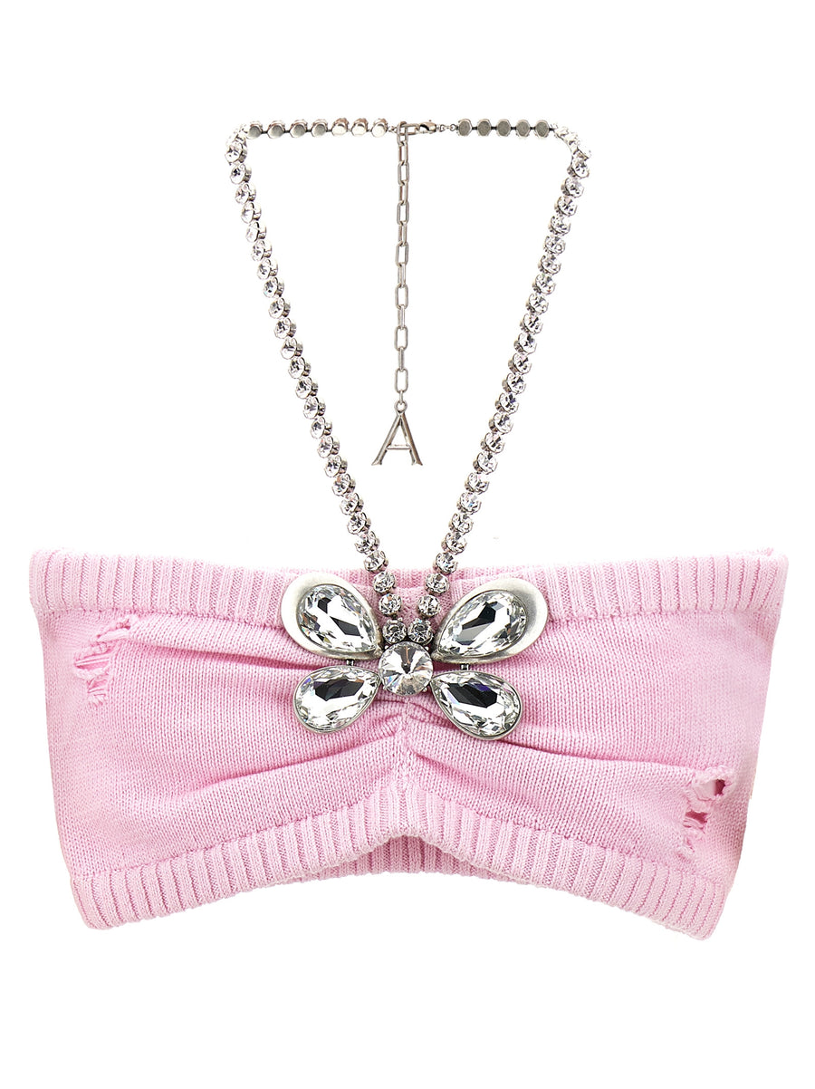 Area 90% Cotton bandeau in pink