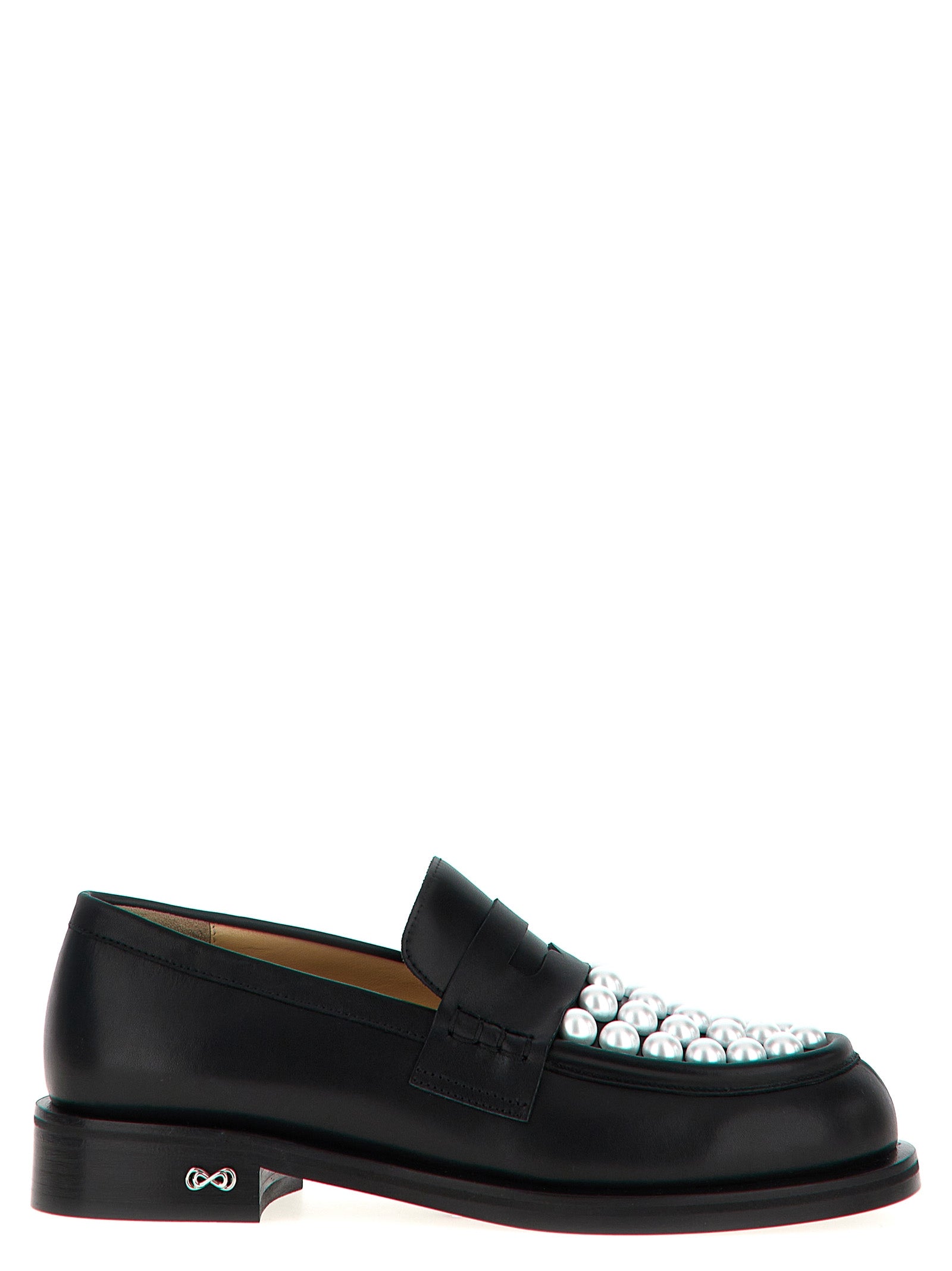 Mach & Mach 100% Calfskin Leather loafer in black