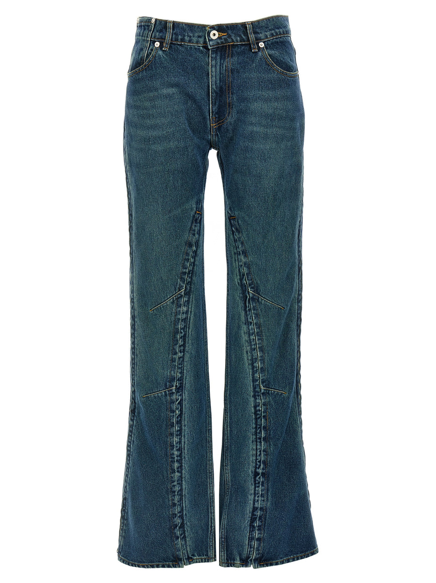 Y/Project 100% Cotton jeans in blue
