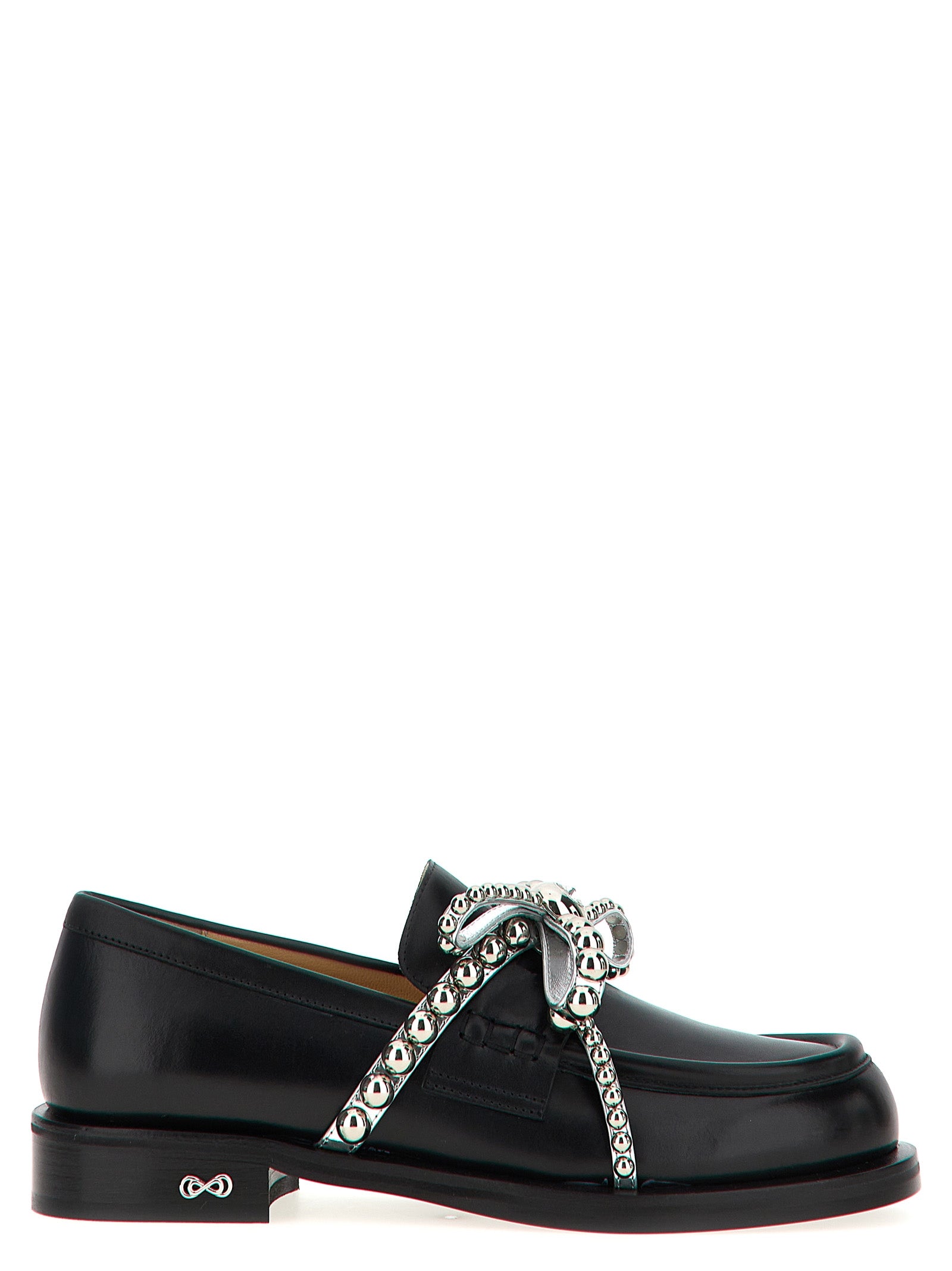 Mach & Mach 100% leather loafer in black