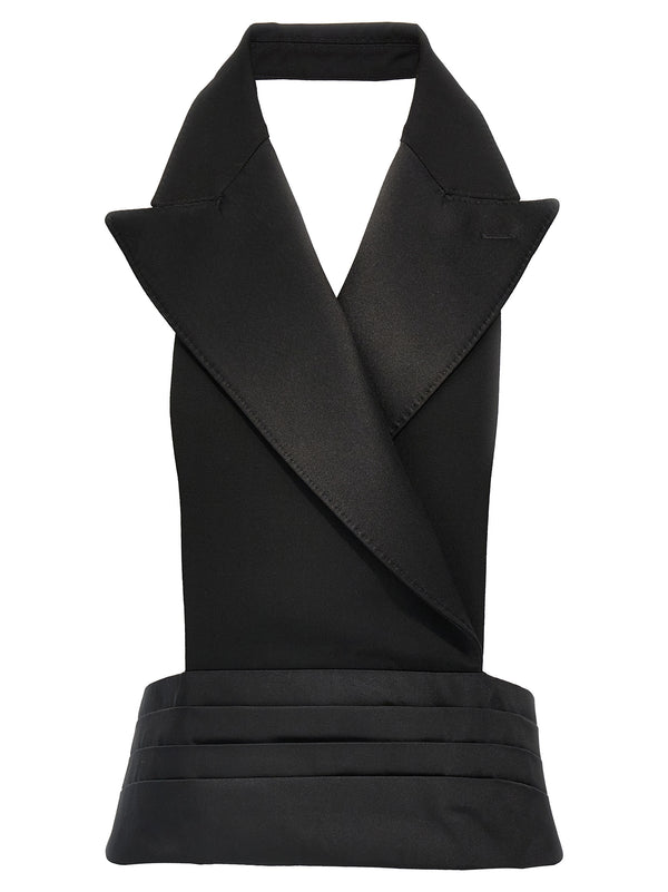 Dolce & Gabbana 50% Silk vest in black