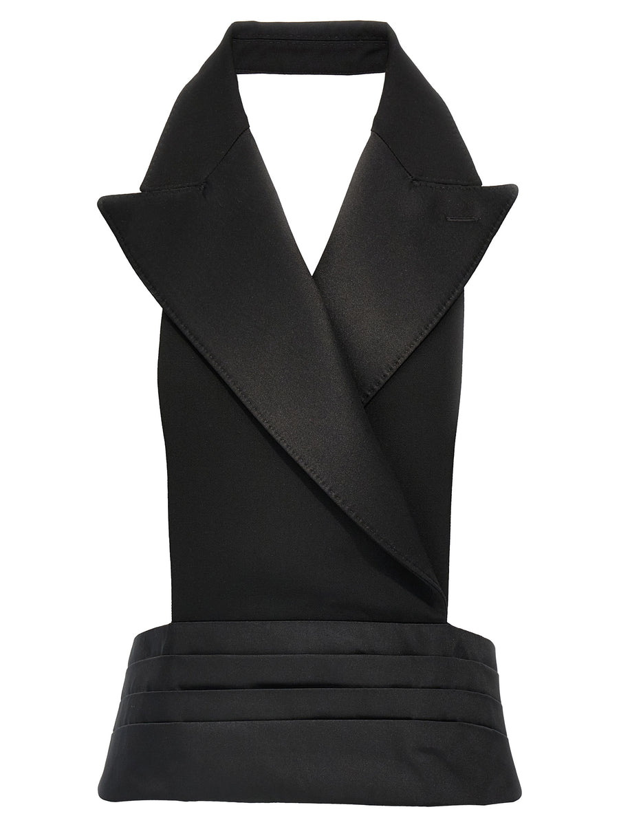 Dolce & Gabbana 50% Silk vest in black