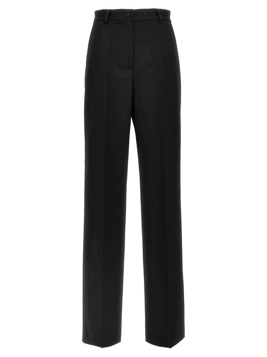 Dolce & Gabbana 90% Wool trousers in black