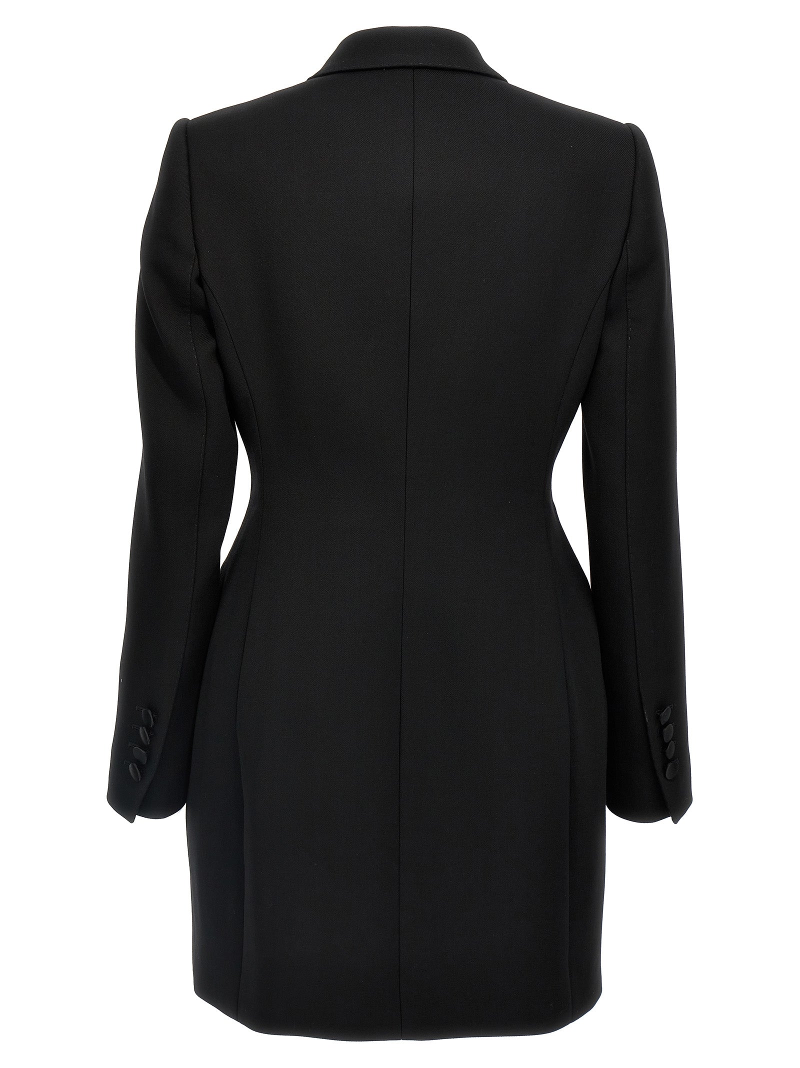 Dolce & Gabbana 83% virgin wool blazer in black — view 2