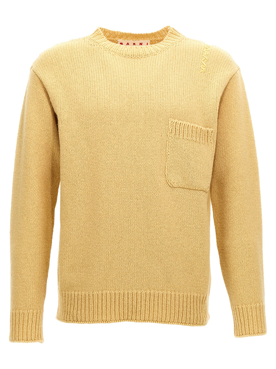Marni 100% Wool sweater in yellow