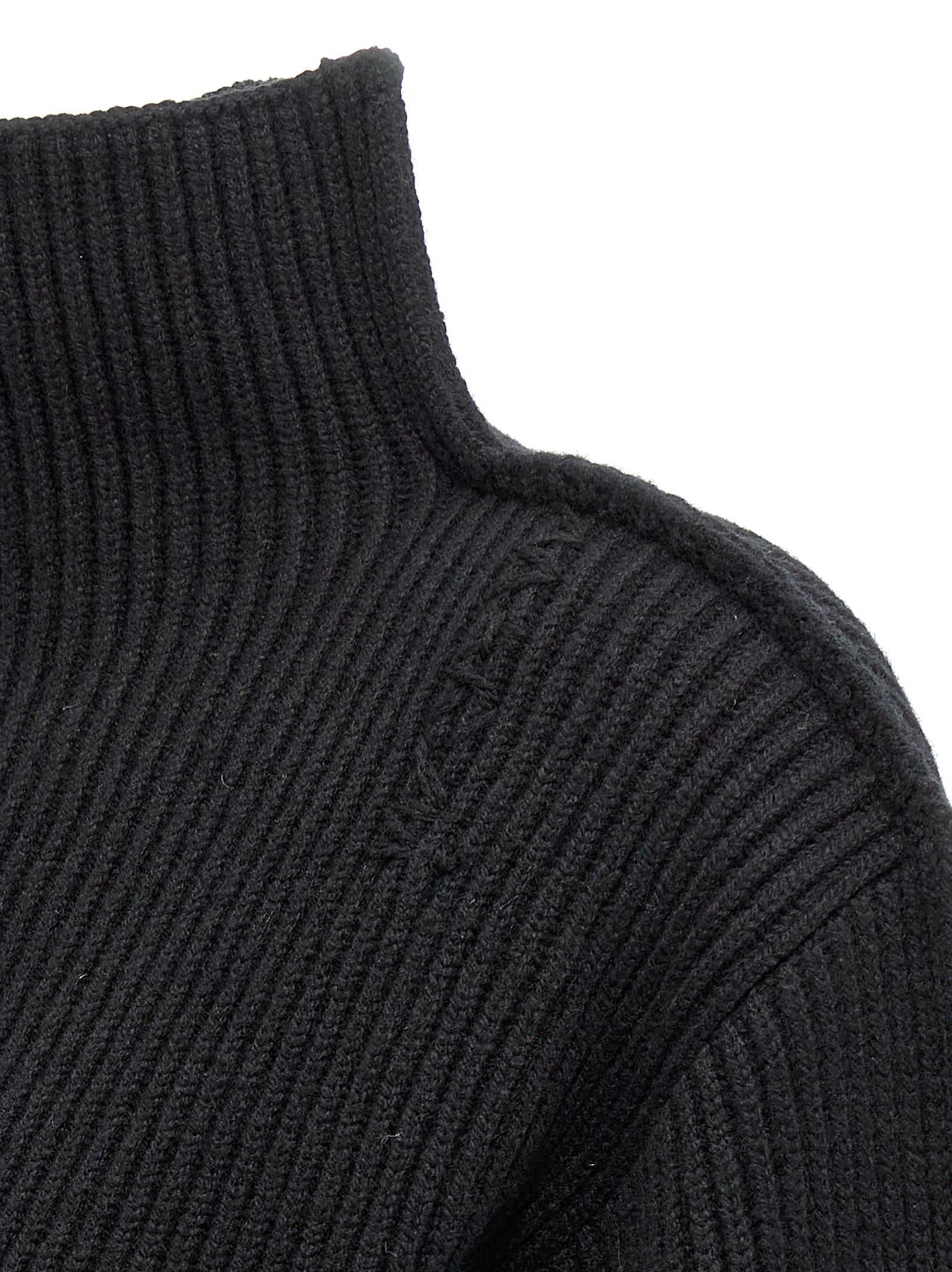Marni 100% Wool sweater in black — view 4
