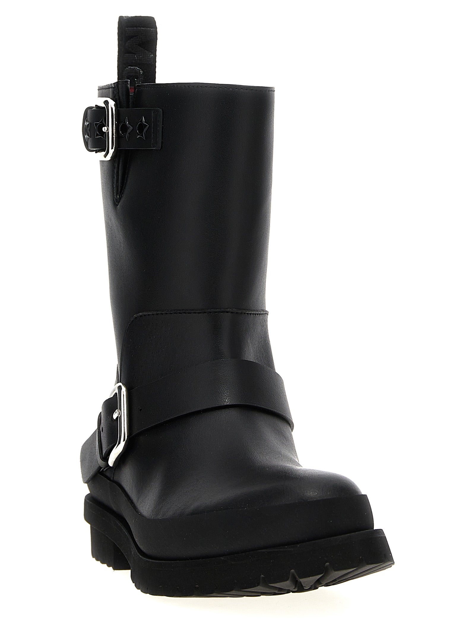 Stella McCartney 100% polyester ankle boot in black — view 2