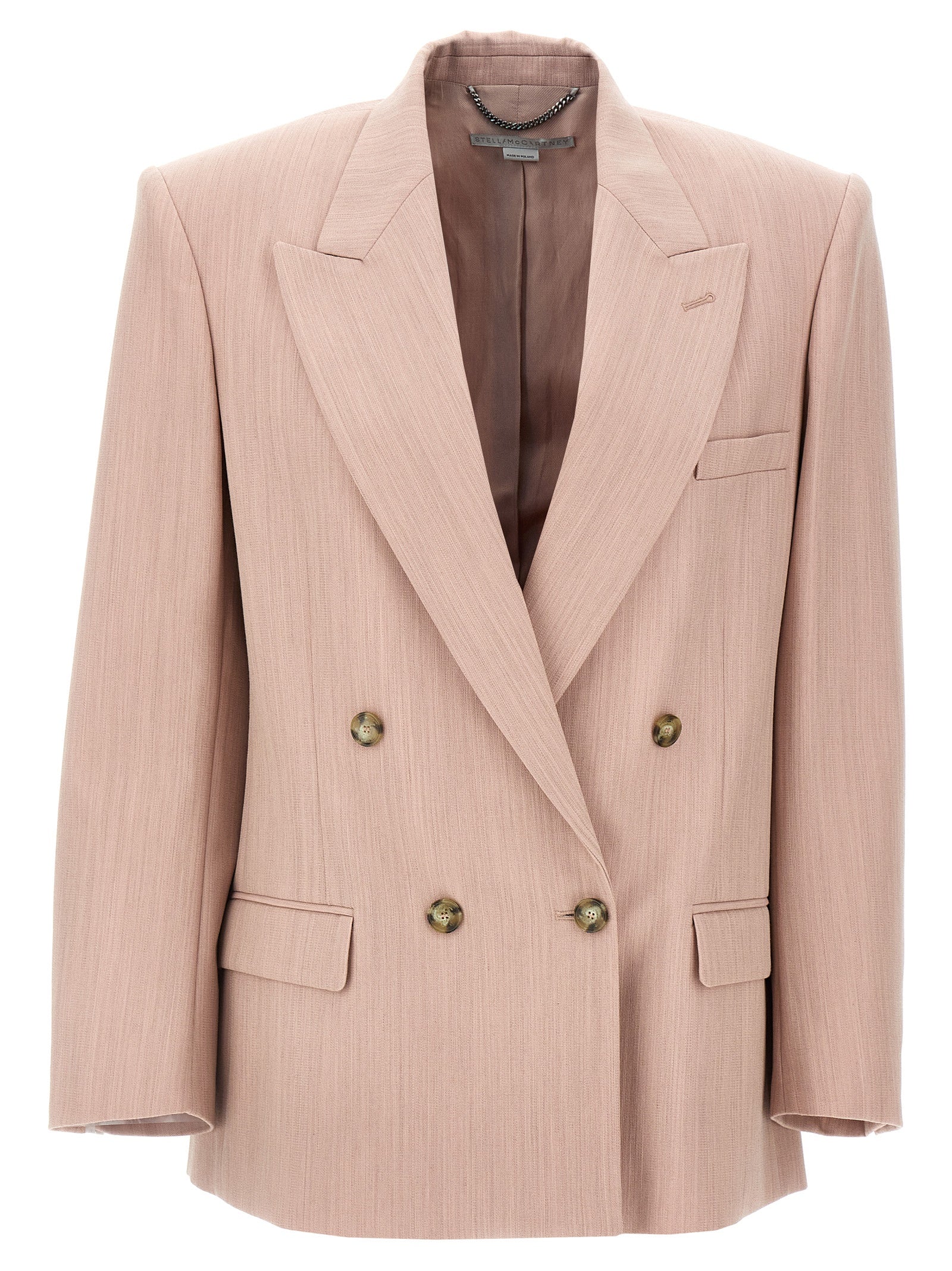 Stella McCartney 100% Wool blazer in pink