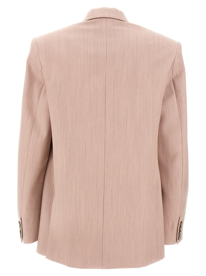 Stella McCartney 100% Wool blazer in pink — view 2