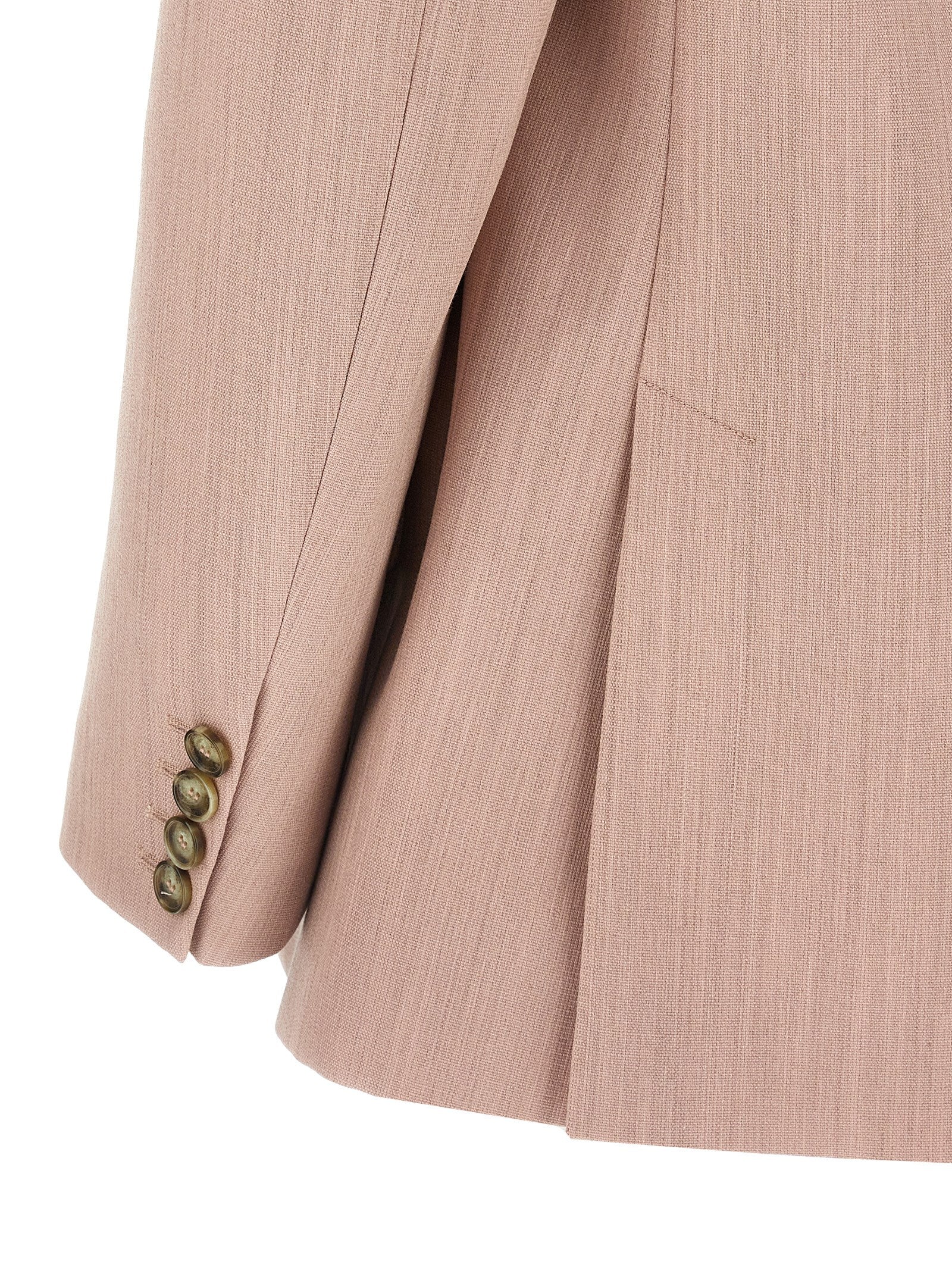 Stella McCartney 100% Wool blazer in pink — view 4