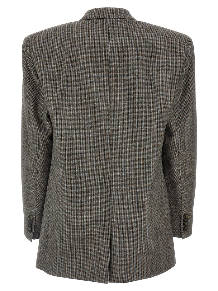 Stella McCartney 100% wool blazer in gray — view 2
