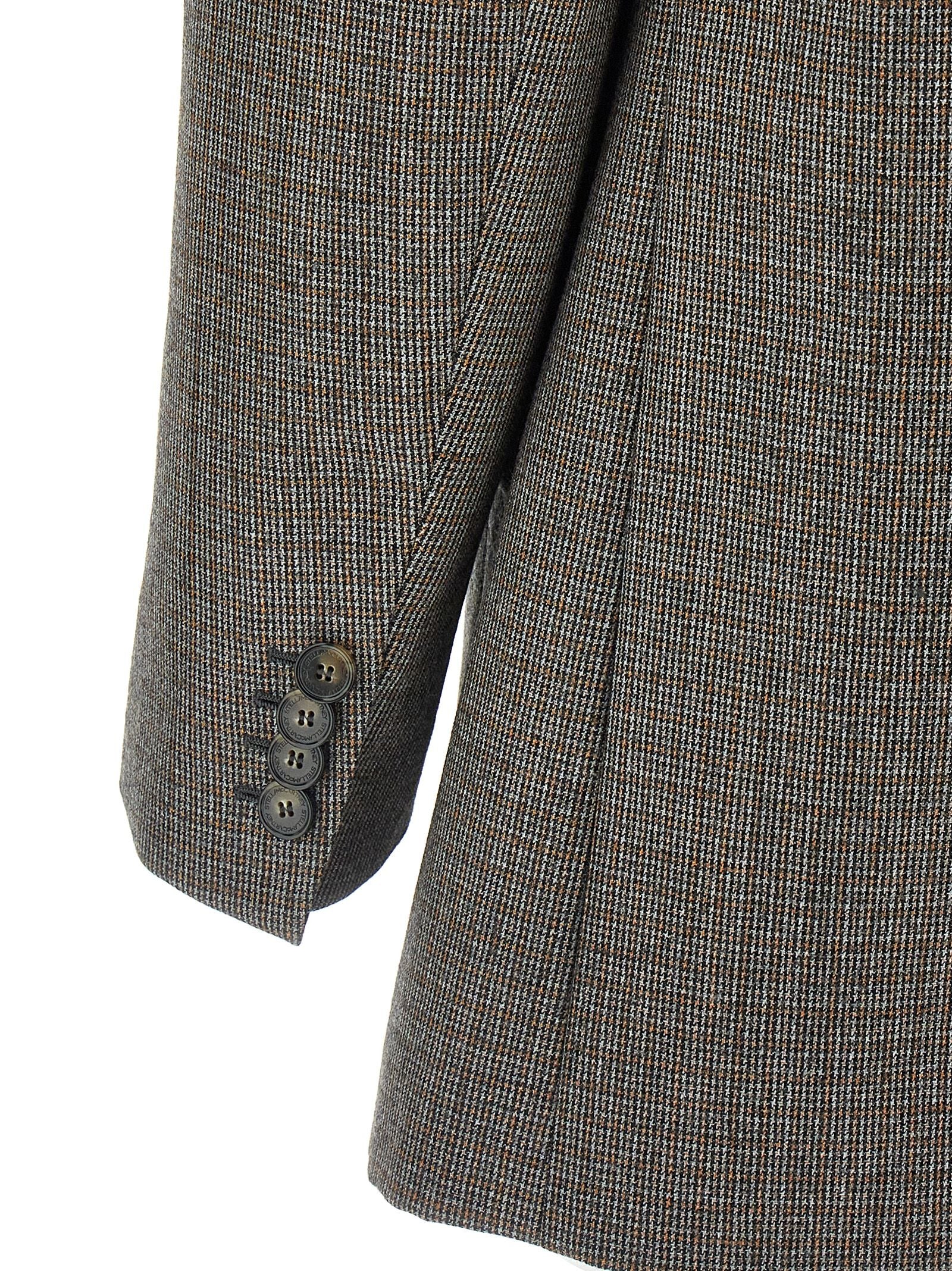Stella McCartney 100% wool blazer in gray — view 4