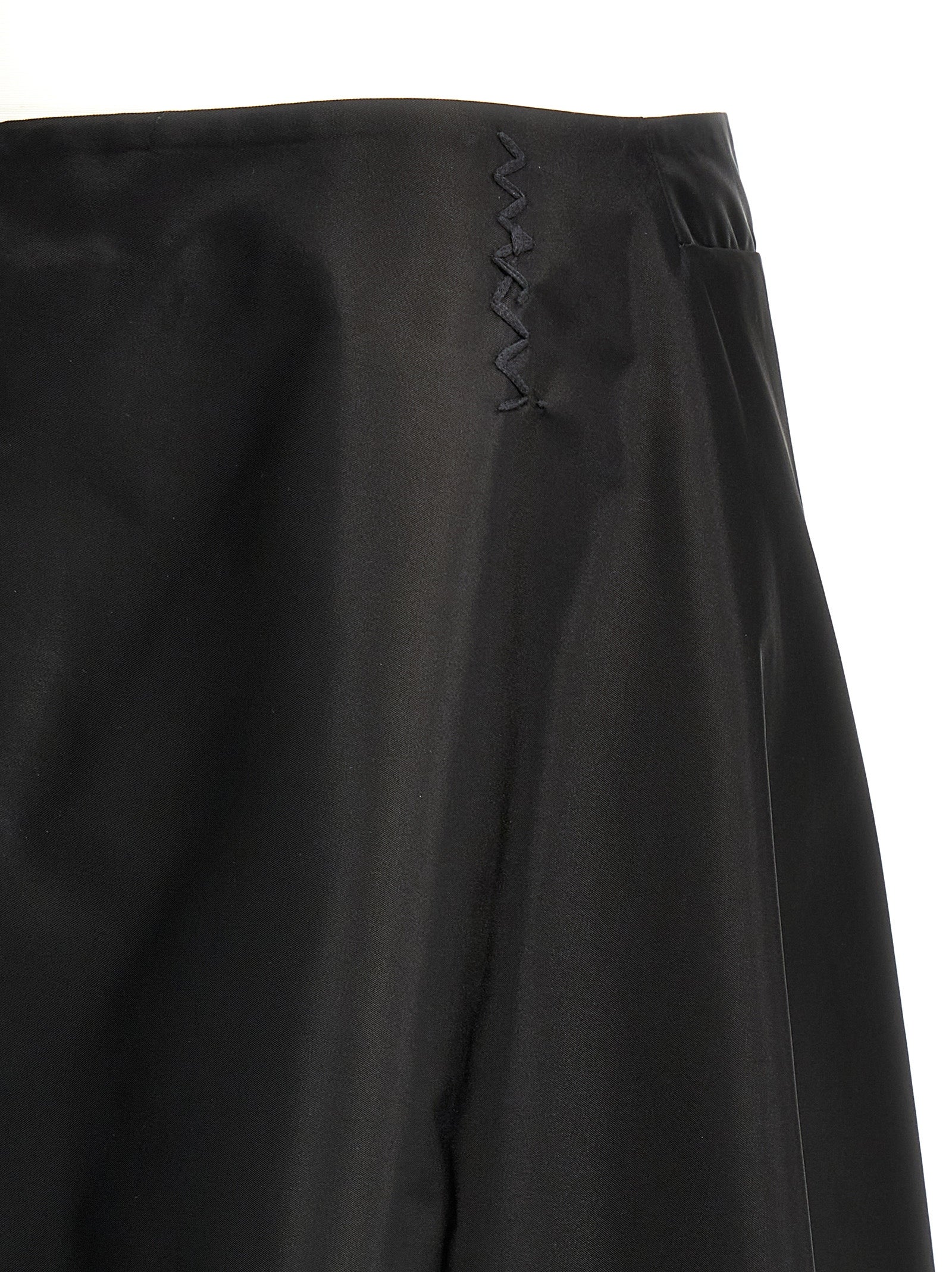 Marni 100% polyamide skirt in black — view 4
