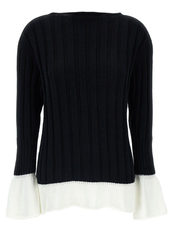 Issey Miyake 100% Cotton sweater in black