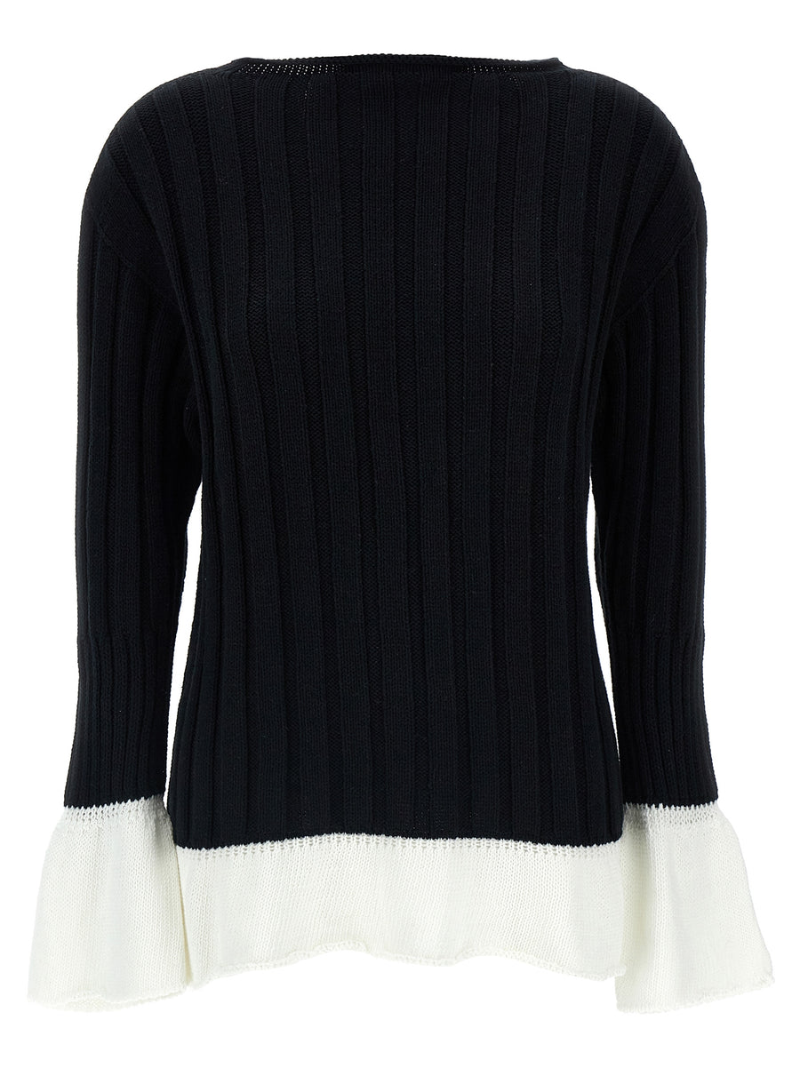 Issey Miyake 100% Cotton sweater in black