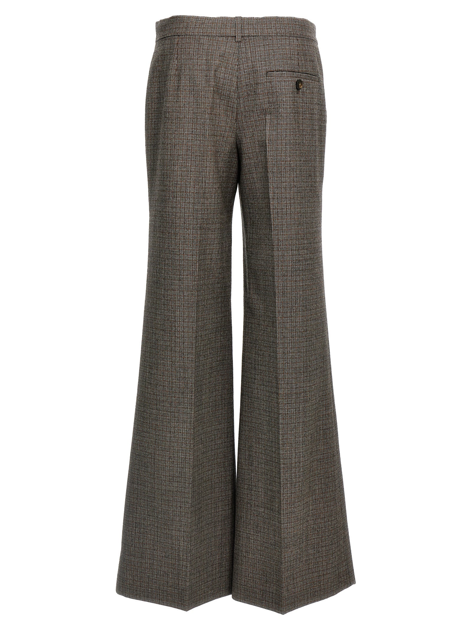 Stella McCartney 100% Wool trousers in gray — view 2