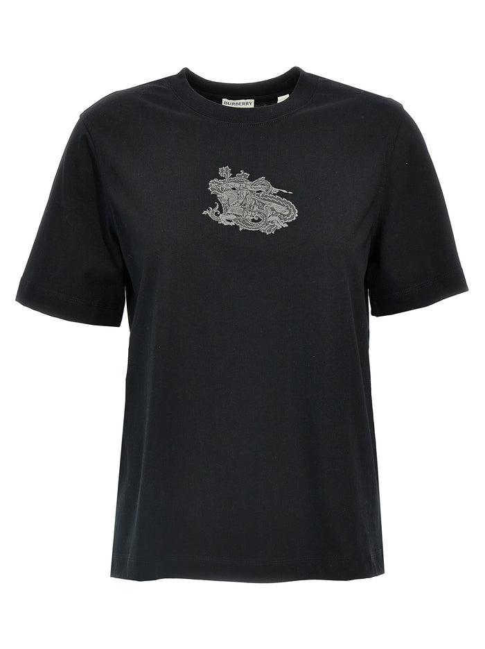Burberry 100% cotton t-shirt in black