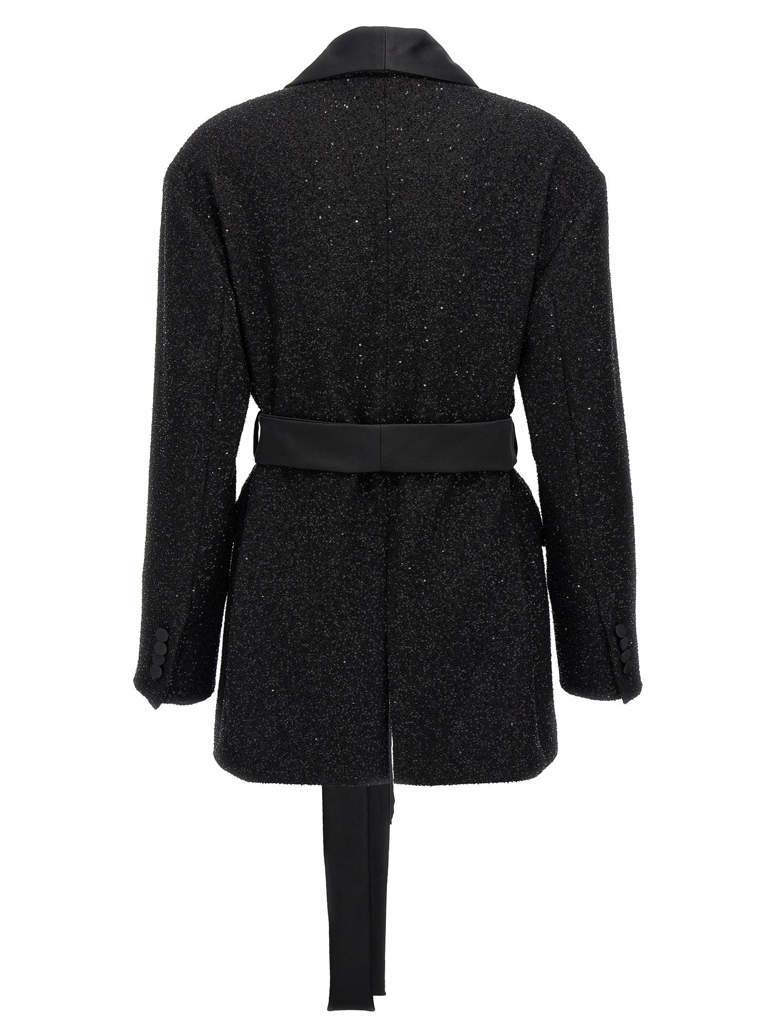 Max Mara 41% Viscose blazer in black — view 2