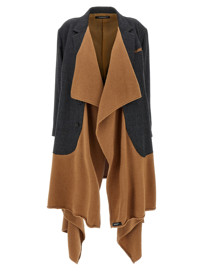 Undercover 100% Wool coat in multicolor