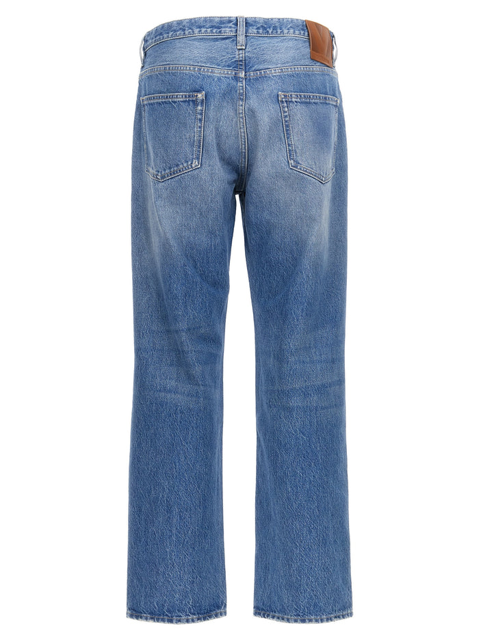 Valentino Garavani 100% cotton jeans in blue — view 2