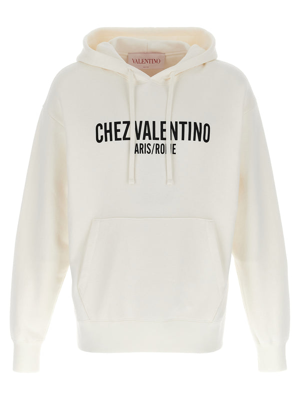 Valentino Garavani 100% cotton sweatshirt in white