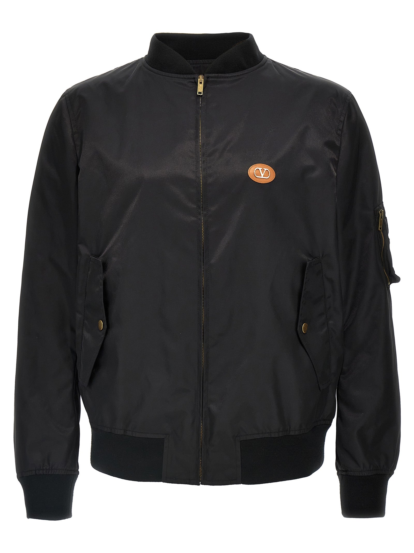 Valentino Garavani 100% Polyamide jacket in black