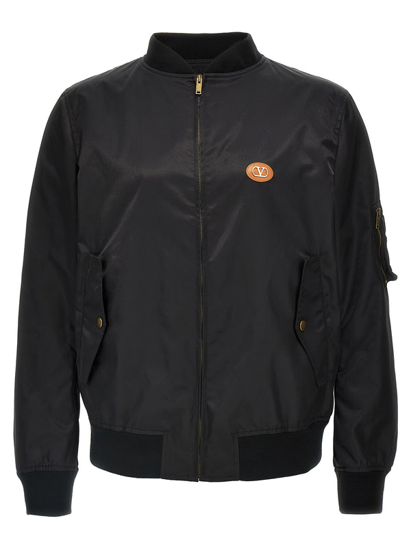 Valentino Garavani 100% Polyamide jacket in black