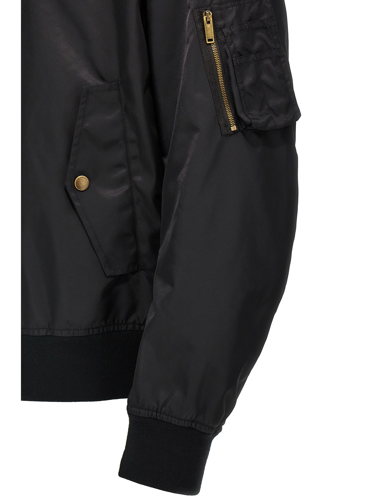 Valentino Garavani 100% Polyamide jacket in black — view 4