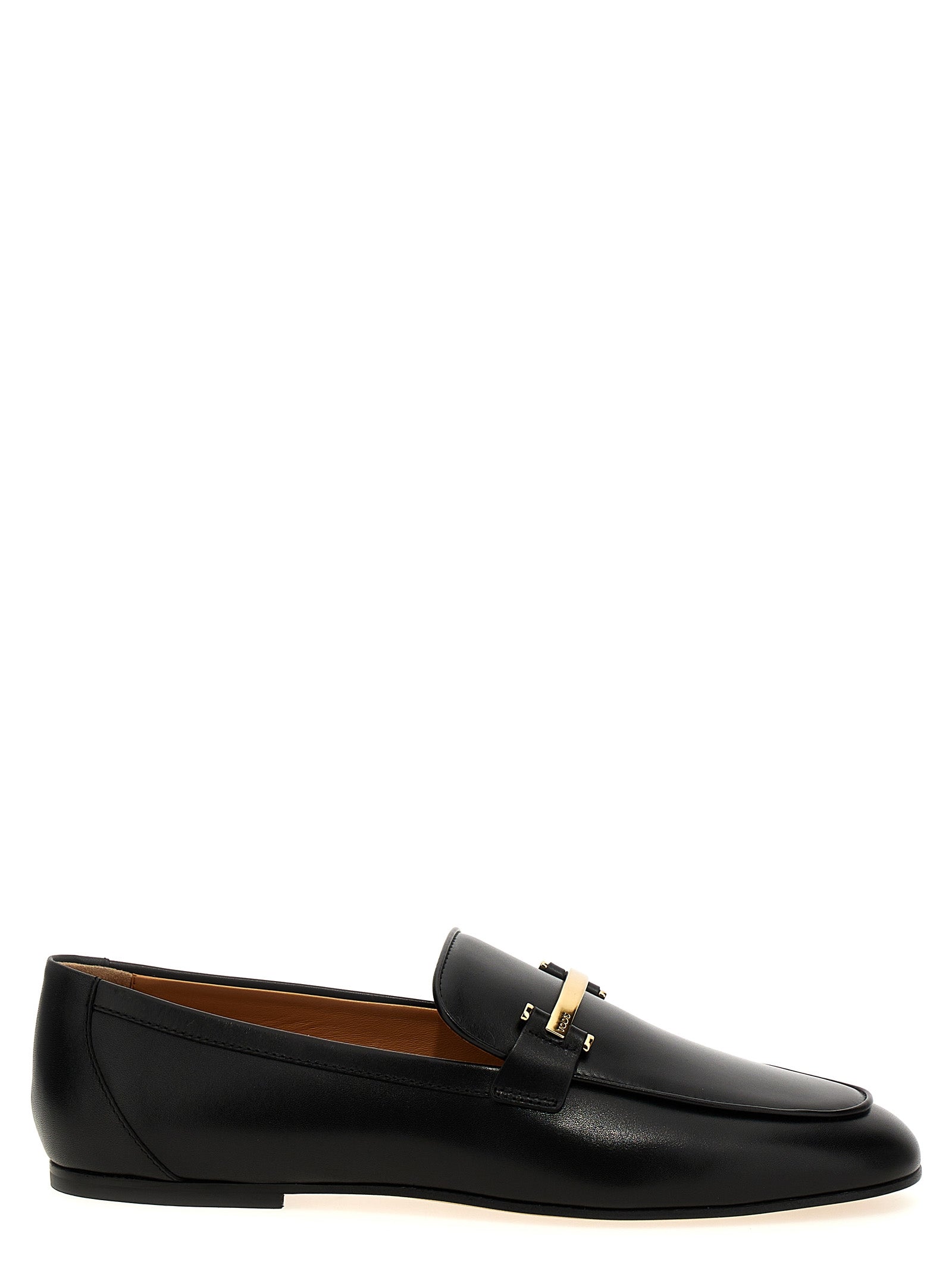 Tod's 100% calfskin leather loafer in black