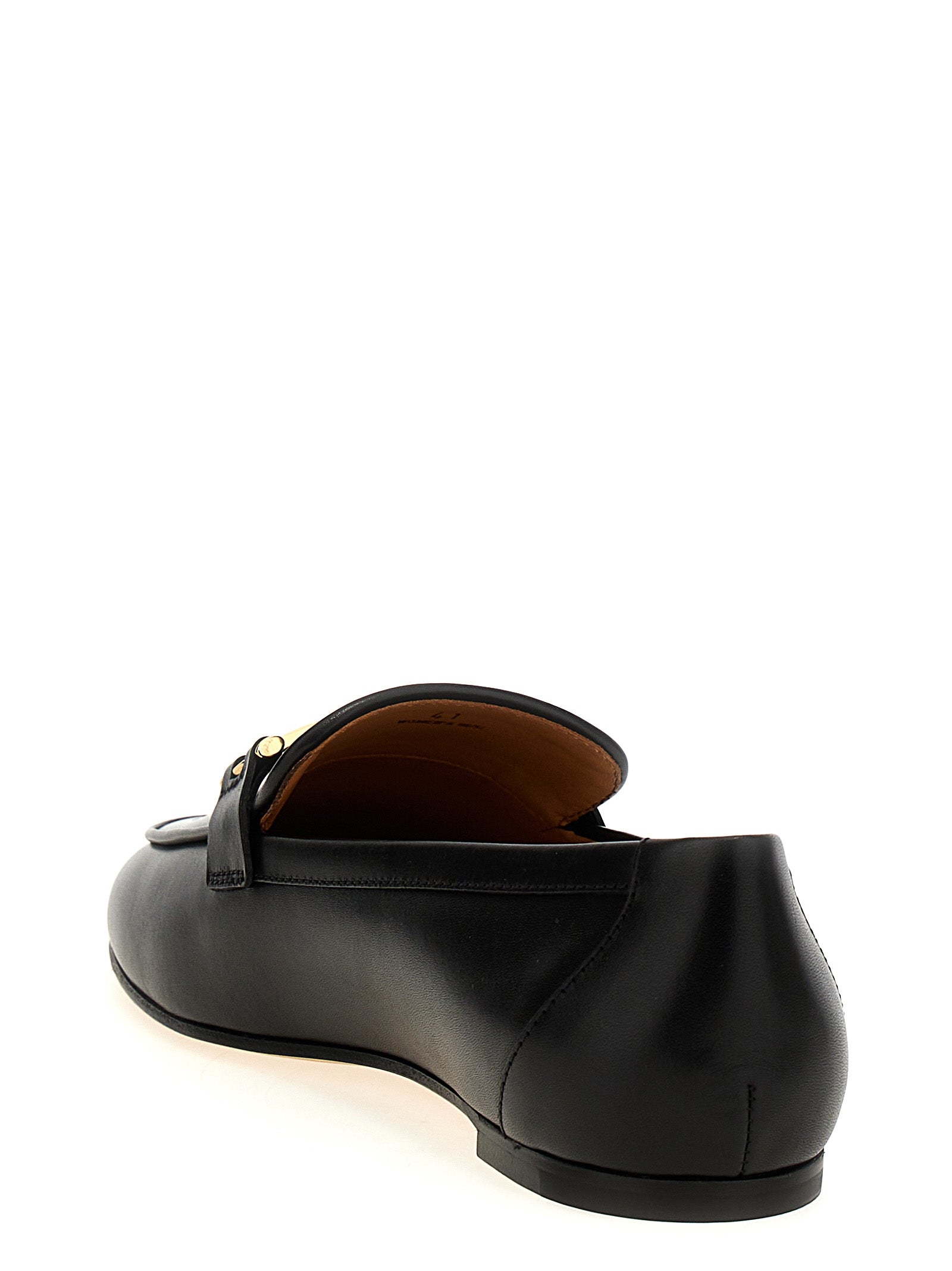 Tod's 100% calfskin leather loafer in black — view 3