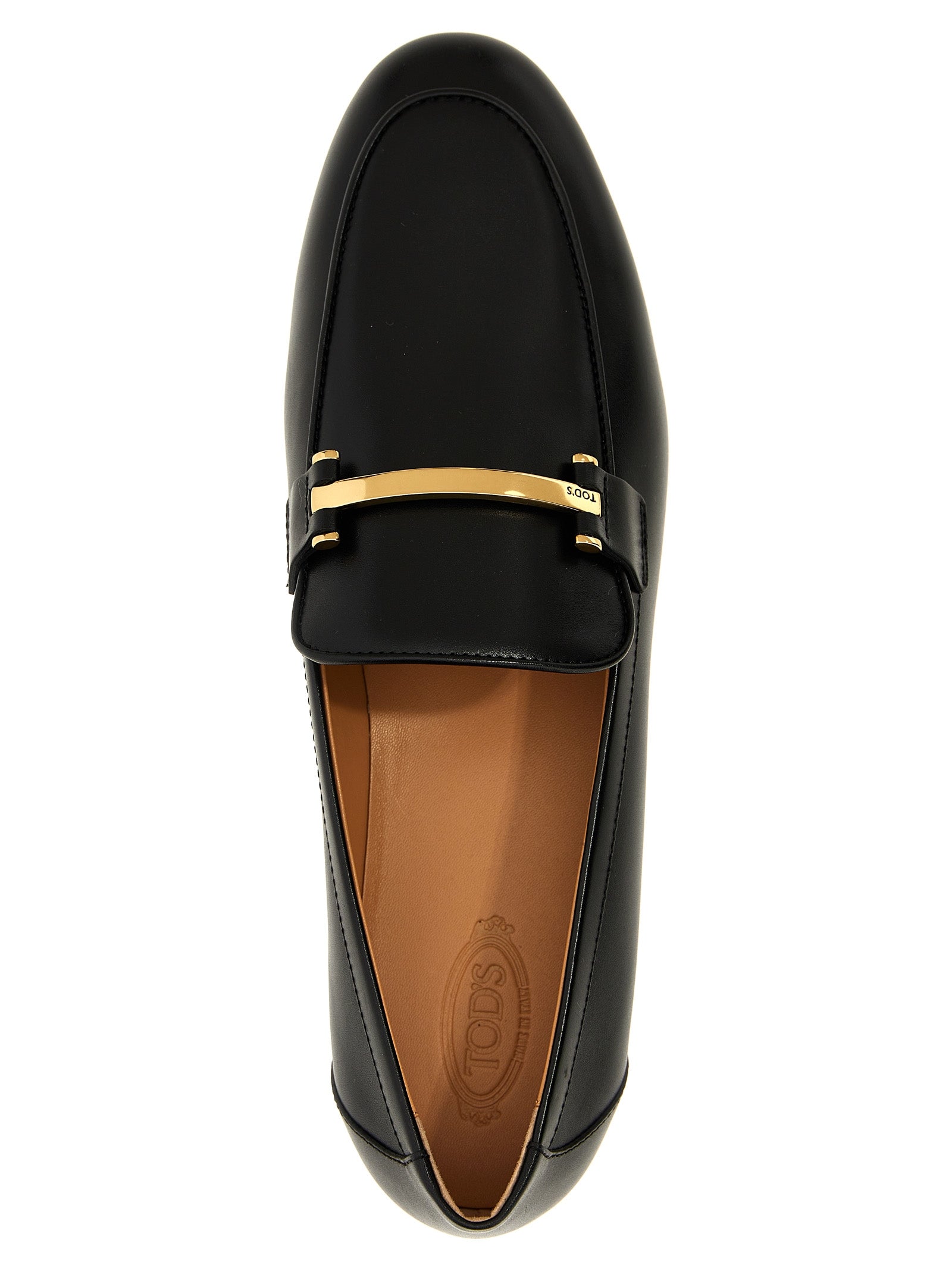 Tod's 100% calfskin leather loafer in black — view 4