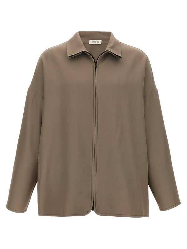 Fear Of God 65% virgin wool jacket in beige