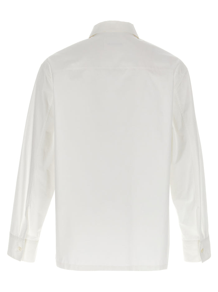 Jil Sander 100% Cotton shirt in white — view 2