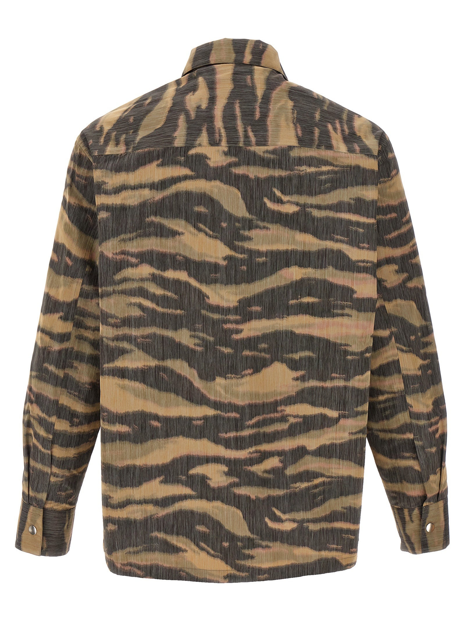 Jil Sander 60% polyester overshirt in multicolor — view 2