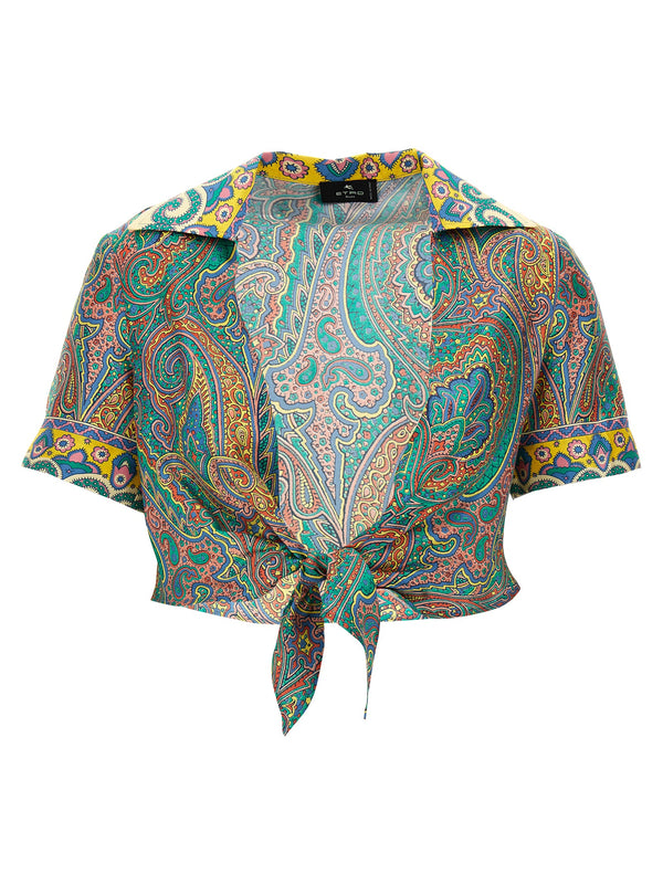 Etro 100% silk blouse in multicolor
