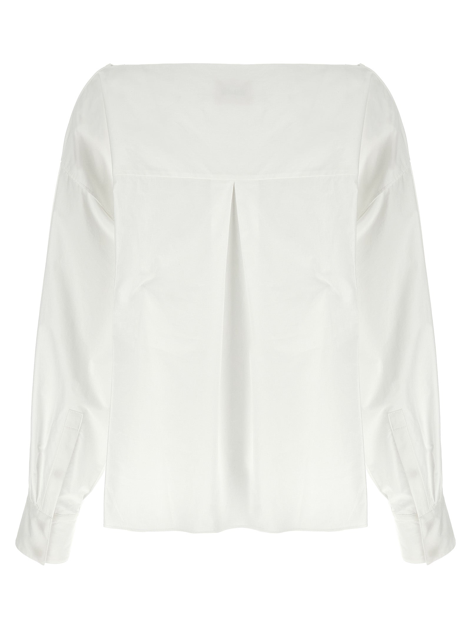 Khaite 100% Cotton blouse in white — view 2