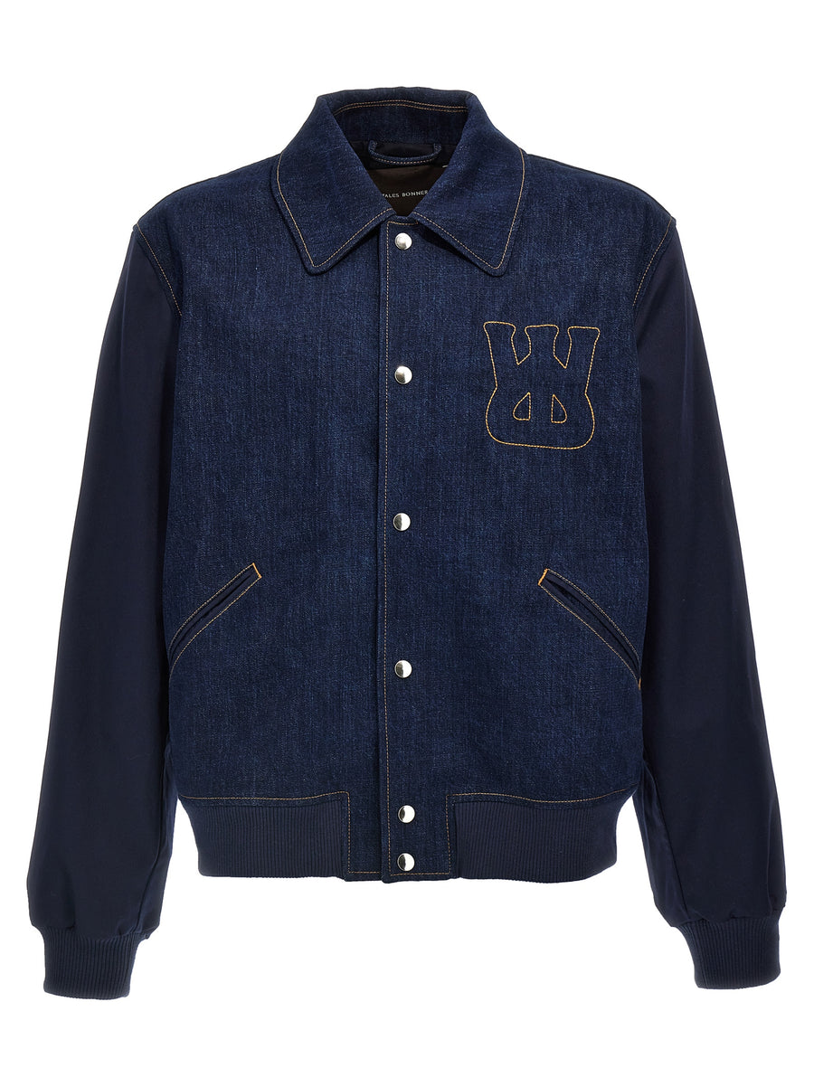 Wales Bonner 100% Cotton jacket in navy