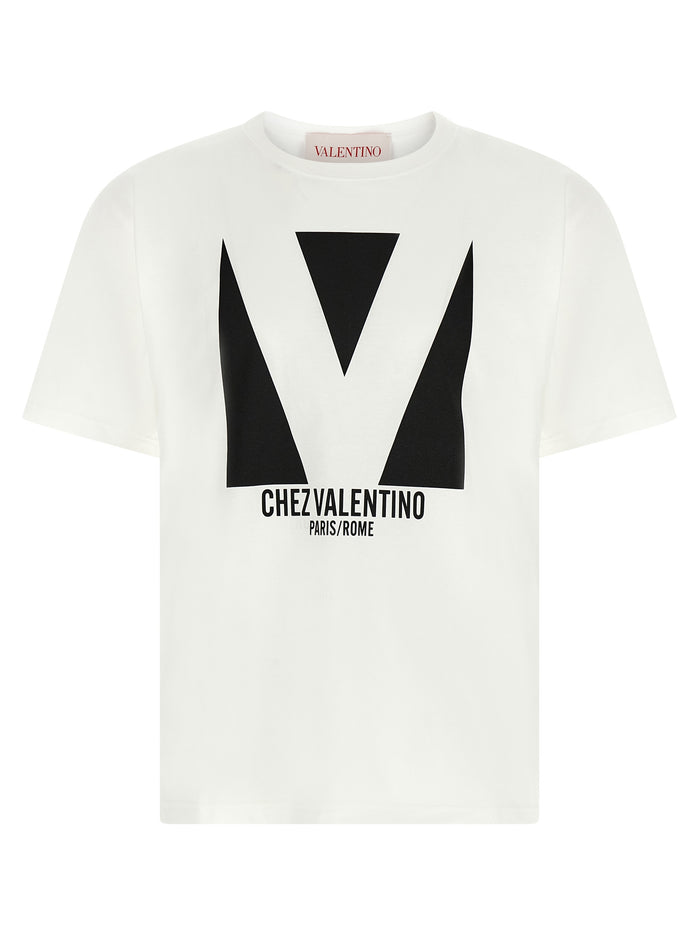 Valentino Garavani 100% cotton t-shirt in white