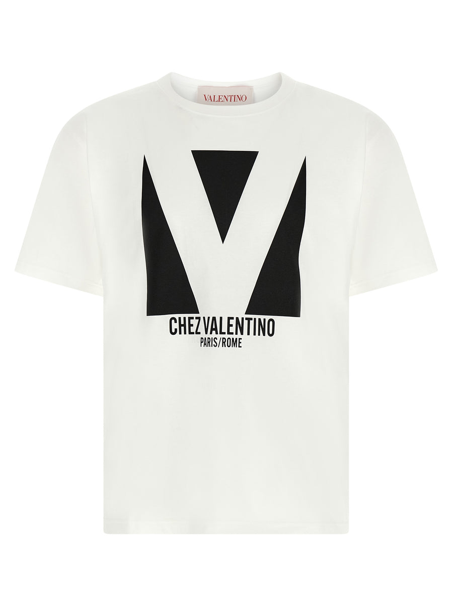 Valentino Garavani 100% cotton t-shirt in white
