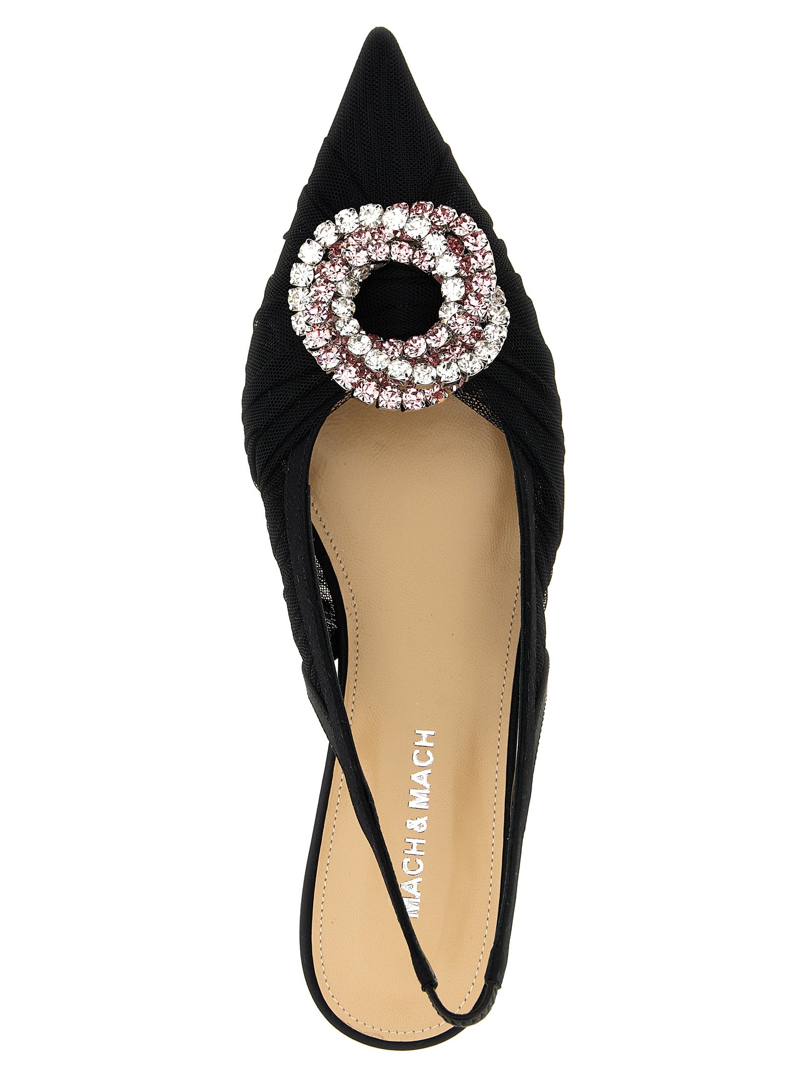 Mach & Mach 100% Polyamide ballet flat in black — view 4