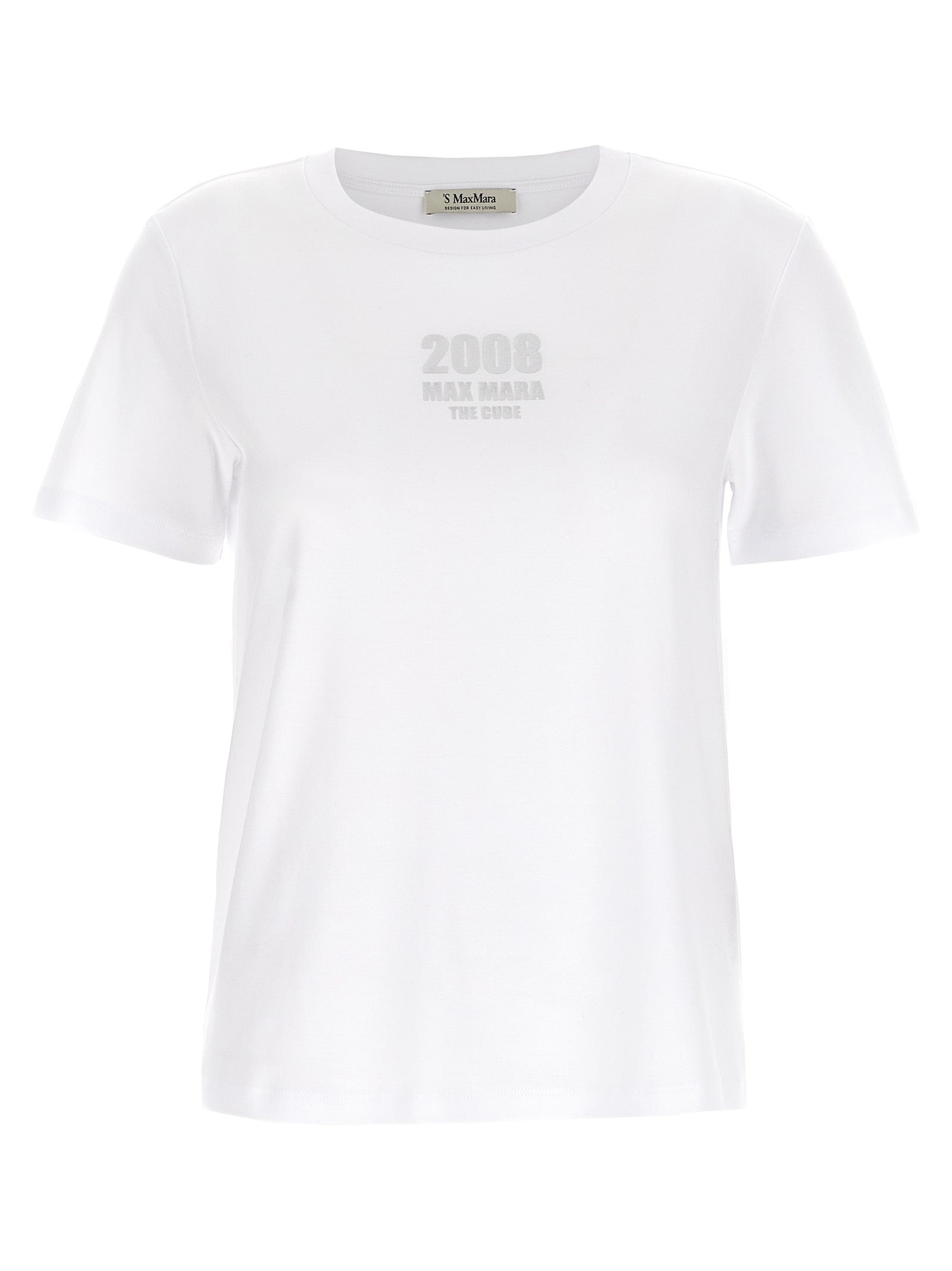 'S Max Mara 100% cotton t-shirt in white